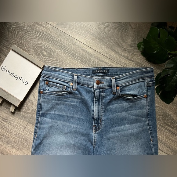 Level 99 high rise skinny ankle jeans in nostalgic wash. Size 10/30 - Picture 5 of 13